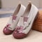 Women Mesh Embroidered Flat Shoes With Anti Slip Soft Sole For Summer Comfort 5