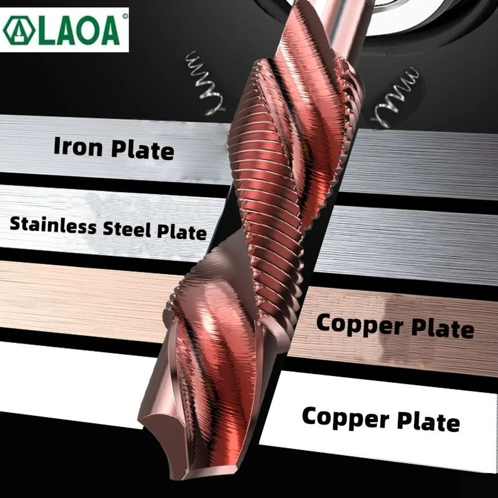 LAOA Hex Shank Tap Drill Bit Set With Cobalt HSS For Screw Thread Cutting And Drilling 1
