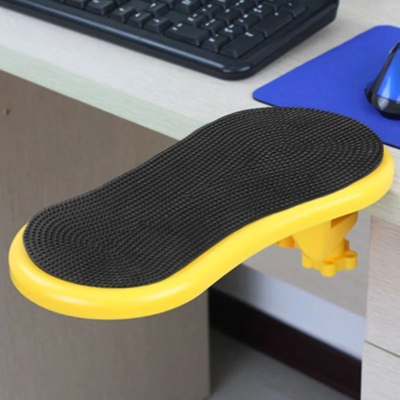 Adjustable Ergonomic Computer Arm Rest Support With Rotating Mouse Pad For Desk And Keyboard 6
