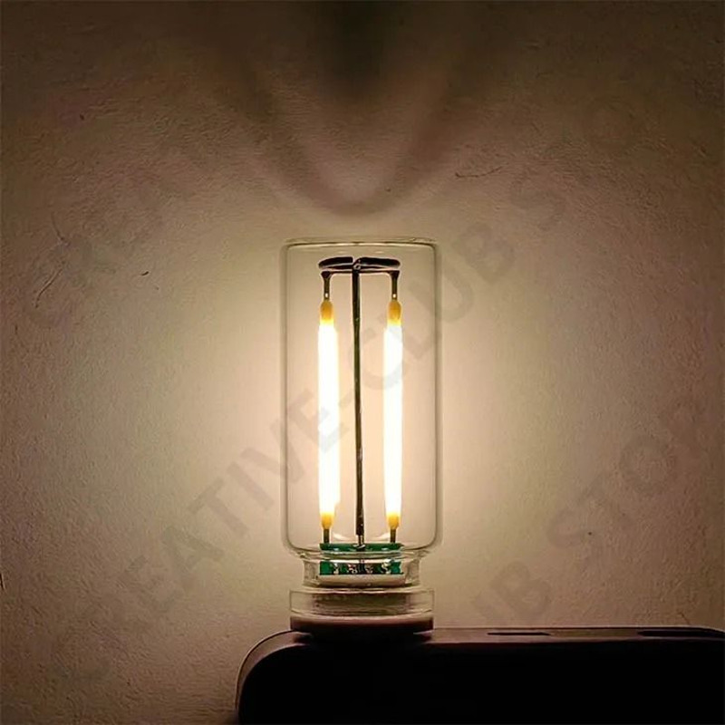 USB Touch Control LED Night Light With Edison Bulb For Bedroom And Ambient DIY Decor 6
