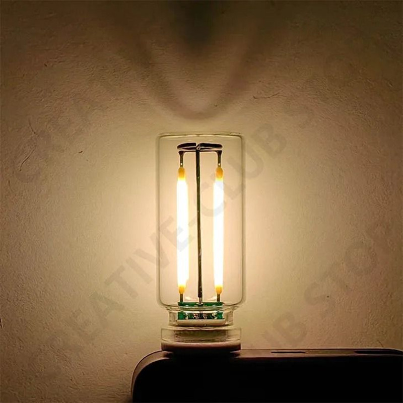 USB Touch Control LED Night Light With Edison Bulb For Bedroom And Ambient DIY Decor 14