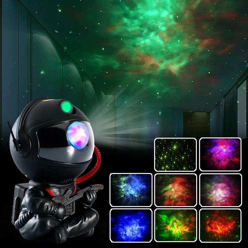 Astronaut Galaxy Star Projector LED Night Light For Kids And Bedroom Decorative Ambiance 1