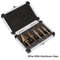 5 Piece Step Drill Bit Set With Cobalt Titanium Coating For Multi Size Hole Cutting In Metal Wood A 7