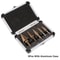 5 Piece Step Drill Bit Set With Cobalt Titanium Coating For Multi Size Hole Cutting In Metal Wood A 7