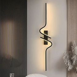 modern led wall lamp with up and down light for bedroom hallway or bedside accent lighting