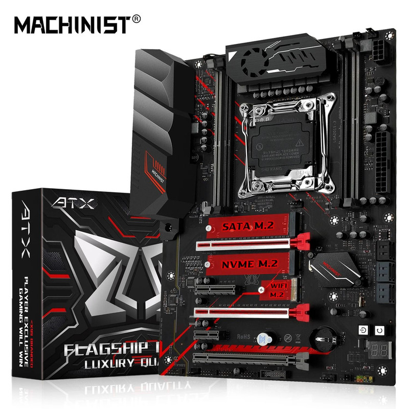 MACHINIST X99 MR9A PRO MAX Motherboard LGA 2011 3 Intel Xeon E5 V3 V4 DDR4 NVME USB3 Compatible Mai 0