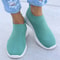 Womens Slip On Casual Sneakers Lightweight Vulcanized Sports Shoes Comfortable White Walking Sneake 8