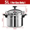 Heavy Duty Aluminum Pressure Cooker 3L 5L 7L Explosion Proof Pot For Gas Stove Cooking Fast Heat Di 7
