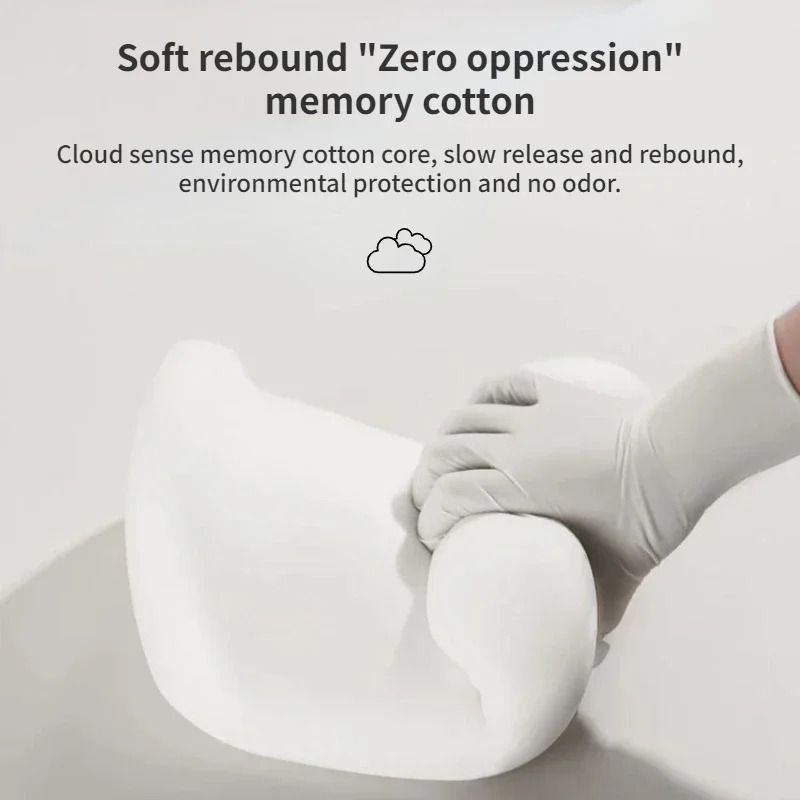 Car Memory Foam Neck And Lumbar Support Pillow Ergonomic Headrest Cushion For Driving Comfort And B 2