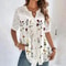Womens Elegant Lace Short Sleeve Blouse Casual Loose Fit Top For Summer Holidays And Weekend Outfit 9