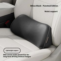 car lumbar support cushion breathable memory foam back pillow for seat and office chair comfort