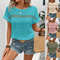 Womens Summer Casual Short Sleeve Blouse Loose Fit Hollow Out Solid Color Lightweight Shirt Top 0