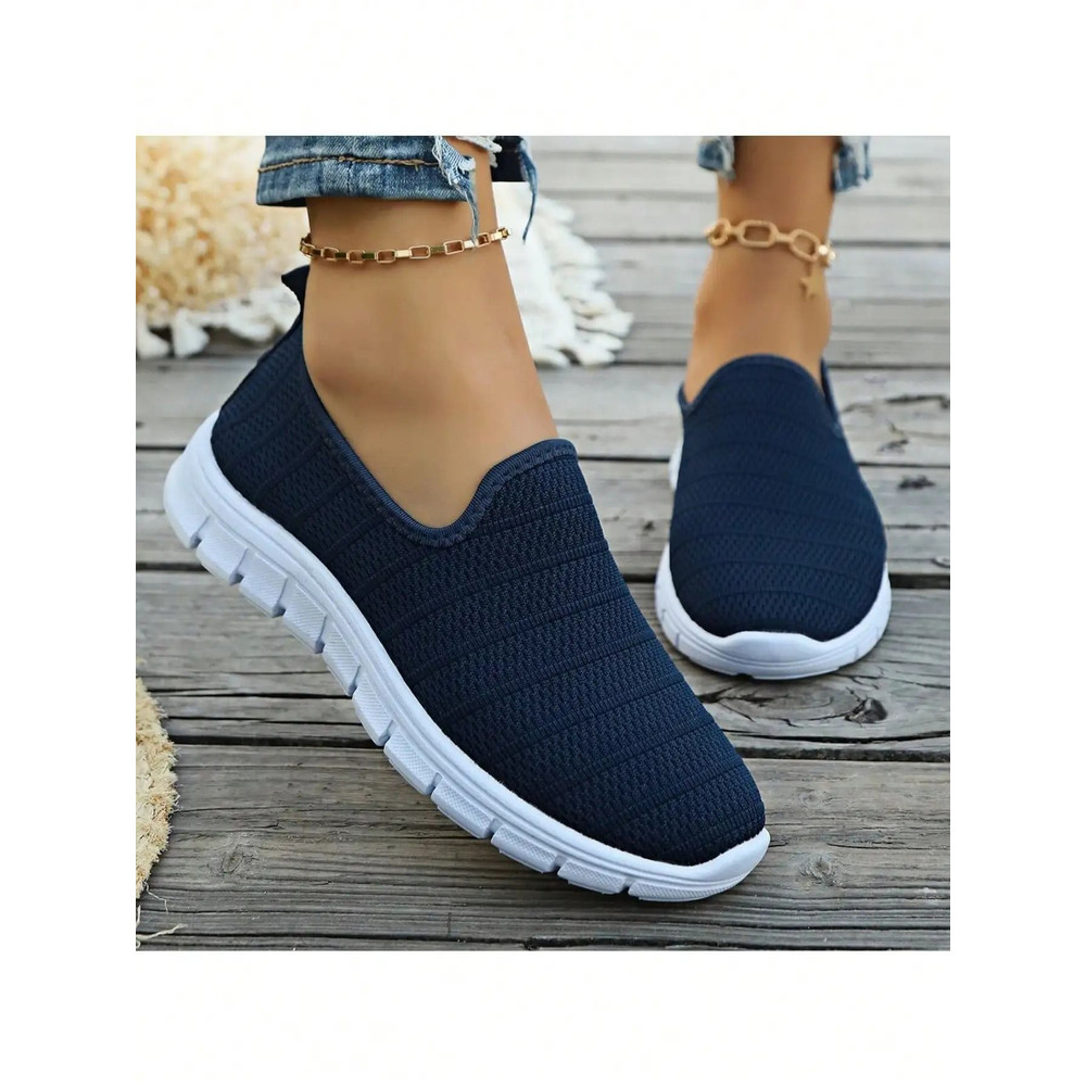 Womens Slip On Mesh Sneakers Summer Casual Lightweight Walking Loafers With Soft Sole And Breathabl 6