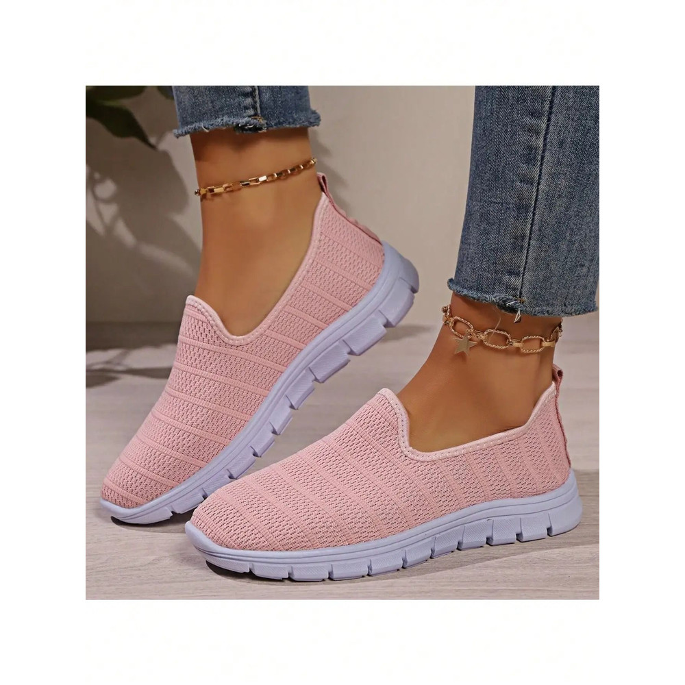 Womens Slip On Mesh Sneakers Summer Casual Lightweight Walking Loafers With Soft Sole And Breathabl 8