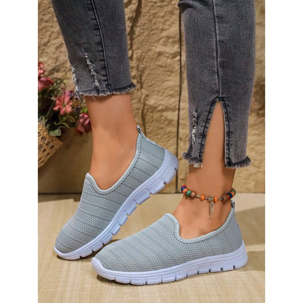 Womens Slip On Mesh Sneakers Summer Casual Lightweight Walking Loafers With Soft Sole And Breathabl 10