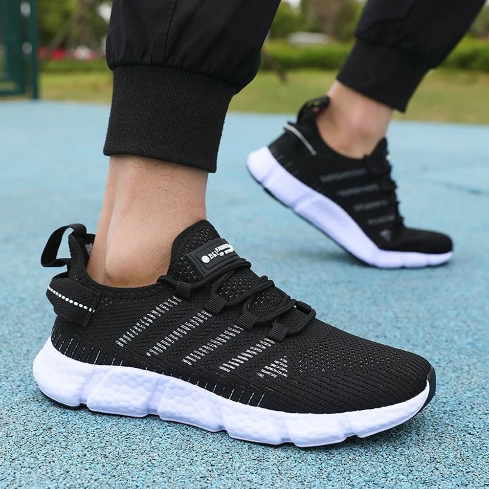 Mens Breathable Mesh Running Shoes Soft Sole Athletic Sneakers For Casual Outdoor Comfort And Exerc 9