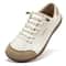 Unisex Wide Toe Barefoot Leather Sneakers With Adjustable Fit Slip On Design For Walking And Casual 0