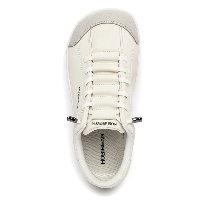 Unisex Wide Toe Barefoot Leather Sneakers With Adjustable Fit Slip On Design For Walking And Casual 2