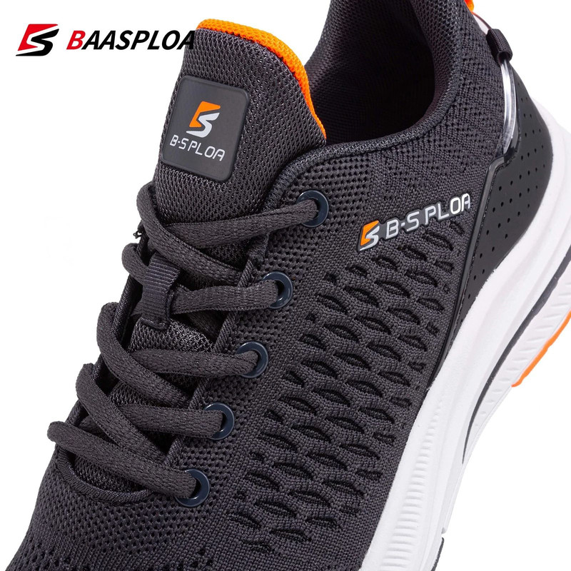 Lightweight Breathable Mesh Running Shoes For Men With Cushioned Sole And Lace Up Comfort For Casua 4