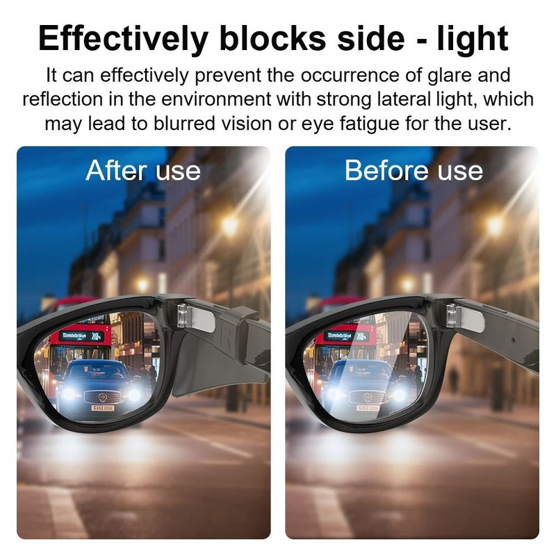 Anti Glare Light Shield For Ray Ban Meta Wayfarer RW4008 RW4006 RW4010 RW4009 Smart Glasses Accesso 1