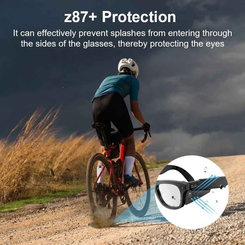 Anti Glare Light Shield For Ray Ban Meta Wayfarer RW4008 RW4006 RW4010 RW4009 Smart Glasses Accesso 2