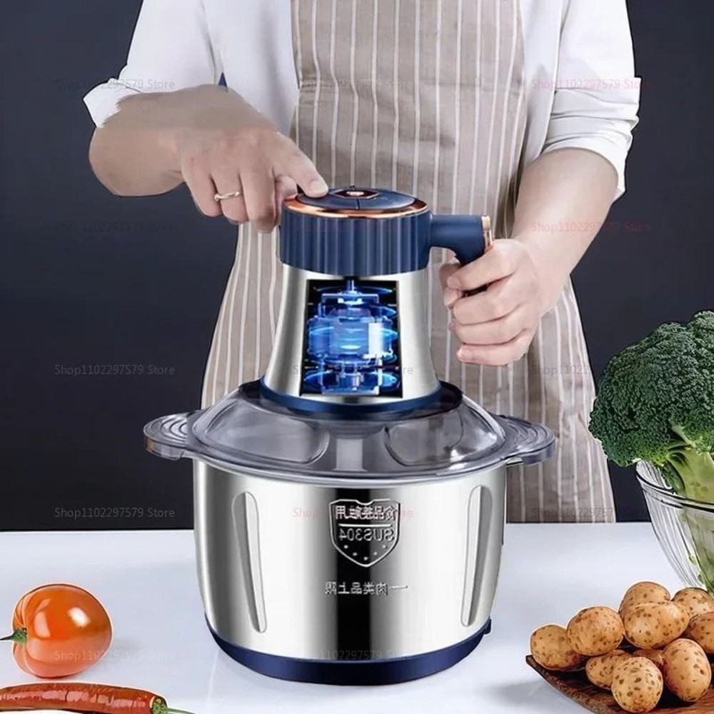Electric Stainless Steel Meat Grinder And Food Processor For Chopping Meat Vegetables Garlic And Fr 0