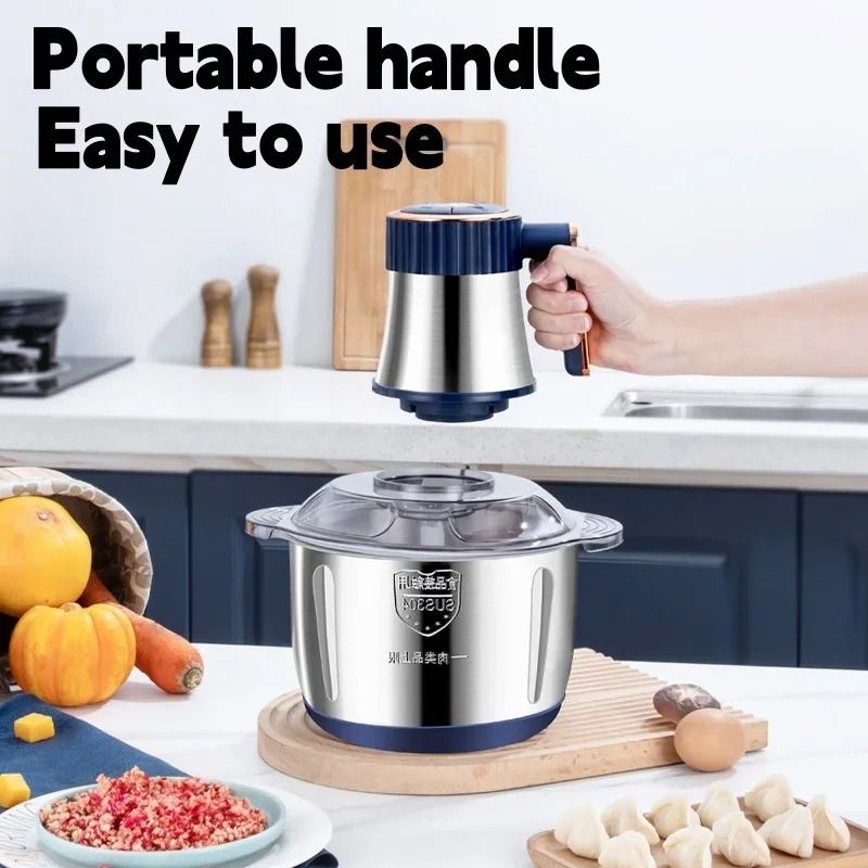 Electric Stainless Steel Meat Grinder And Food Processor For Chopping Meat Vegetables Garlic And Fr 4