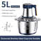 Electric Stainless Steel Meat Grinder And Food Processor For Chopping Meat Vegetables Garlic And Fr 7