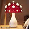Shiitake Mushroom LED Desk Lamp With USB Or AC Power Tricolor Lighting Biomimetic Night Light For H 7