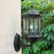 Retro Outdoor Waterproof Wall Lamp For Porch Garden Balcony Or Corridor With E27 Bulb Socket And An 1