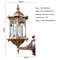 Retro Outdoor Waterproof Wall Lamp For Porch Garden Balcony Or Corridor With E27 Bulb Socket And An 5