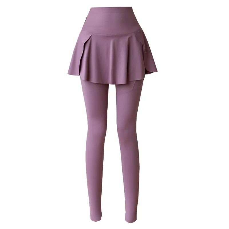 High Waist Seamless Womens Fitness Leggings With Pocket And Fake Two Piece Hip Lifting Design For Y 5