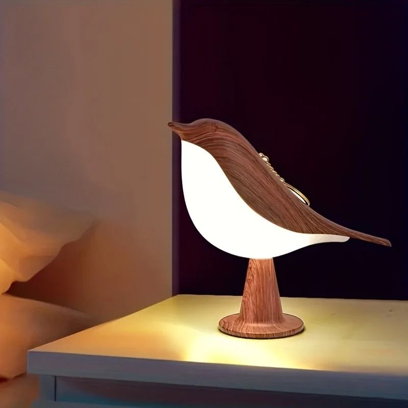 Bird Shaped LED Touch Night Light With Rechargeable Battery And 3 Colors For Bedroom Desk Or Bedsid 7