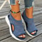 Plus Size Mesh Platform Sandals For Women Lightweight Open Toe Wedge Summer Shoes For Casual Walkin 3