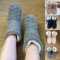 Winter Velvet Slipper Socks For Women With Anti Slip Sole Thick Lining High Tube Design For Indoor 0
