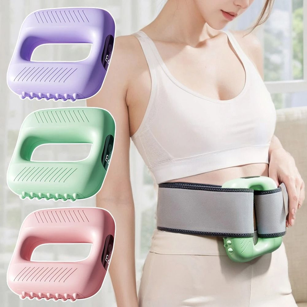 Cordless Fascia Ring Massager With Adjustable Vibration And Belt For Deep Tissue Recovery And Body 0