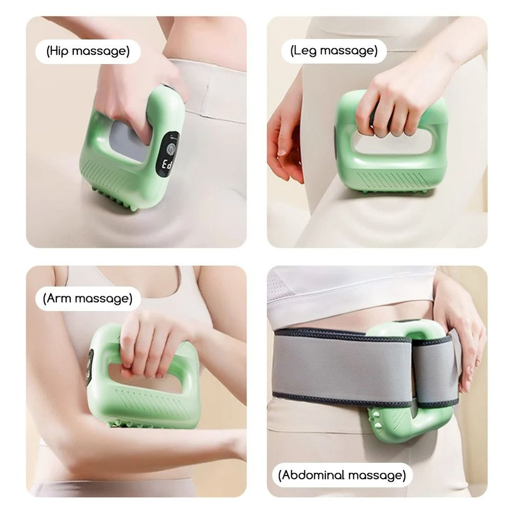 Cordless Fascia Ring Massager With Adjustable Vibration And Belt For Deep Tissue Recovery And Body 2