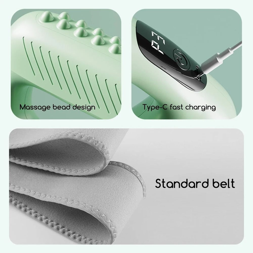 Cordless Fascia Ring Massager With Adjustable Vibration And Belt For Deep Tissue Recovery And Body 3