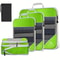 6 Piece Travel Compression Packing Cube Set With Mesh Storage And Shoe Bag For Lightweight Luggage 10