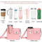 Outdoor Crossbody Water Bottle Bag With Adjustable Strap And Insulated Lining For Travel Hiking And 5