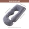 G Shaped Full Body Pregnancy Pillow With Removable Cover For Belly Back And Hip Support During Mate 1