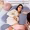 G Shaped Full Body Pregnancy Pillow With Removable Cover For Belly Back And Hip Support During Mate 3