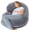 G Shaped Full Body Pregnancy Pillow With Removable Cover For Belly Back And Hip Support During Mate 8