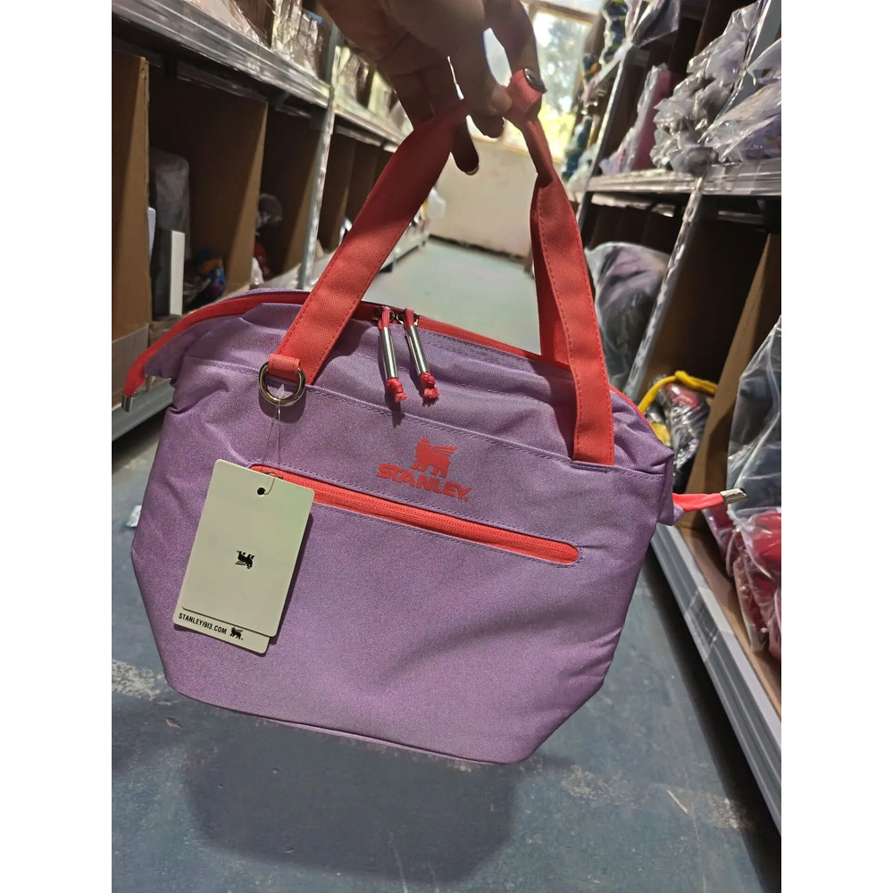 Mini Insulated Lunch Shoulder Bag With Soft Oxford Shell Portable Leakproof Cooler For Travel Or Ou 4