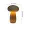 Wooden Mushroom Night Light Rechargeable Stepless Dimming Bedside Lamp With 3 Color Modes 9