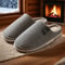 Winter Cotton Slippers For Men And Women Non Slip Indoor Slides Plush Warm Couple Flats Shoes 0