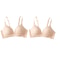2Pcs Seamless Glossy Push Up Bras For Women Soft Bralette Lingerie Non Wire Comfortable Support S T 9