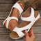 Womens Summer Wedge Heel Sandals With Soft Sole And Casual Open Toe Design 6