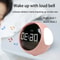 Voice Controlled Cute Alarm Clock With Night Light And Thermometer For Kids And Home Decor 2
