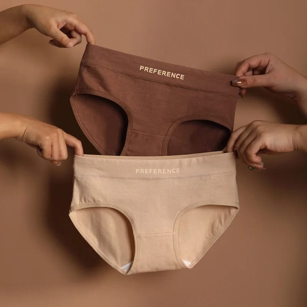 3 Piece Seamless Cotton Womens Underwear Set In Soft Breathable Fabric 2